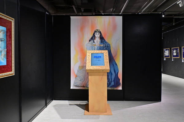 「王家の紋章 原画展」会場の様子