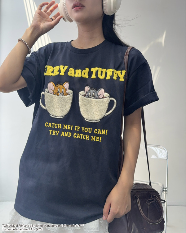 アクリルキーホルダー付トムとジェリーTシャツ