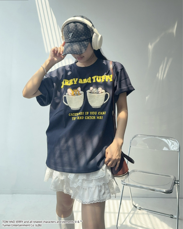 アクリルキーホルダー付トムとジェリーTシャツ