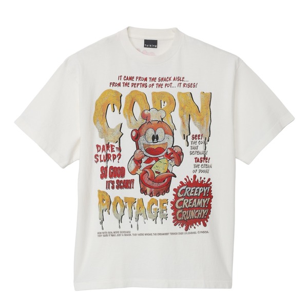 うまい棒 コーンポタージュ味 Tシャツ(ホラーVer.)
