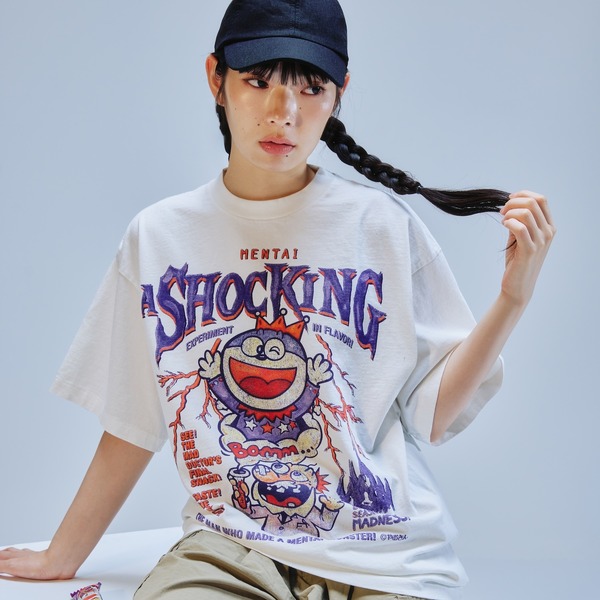 うまい棒 めんたい味 Tシャツ(ホラーVer.)