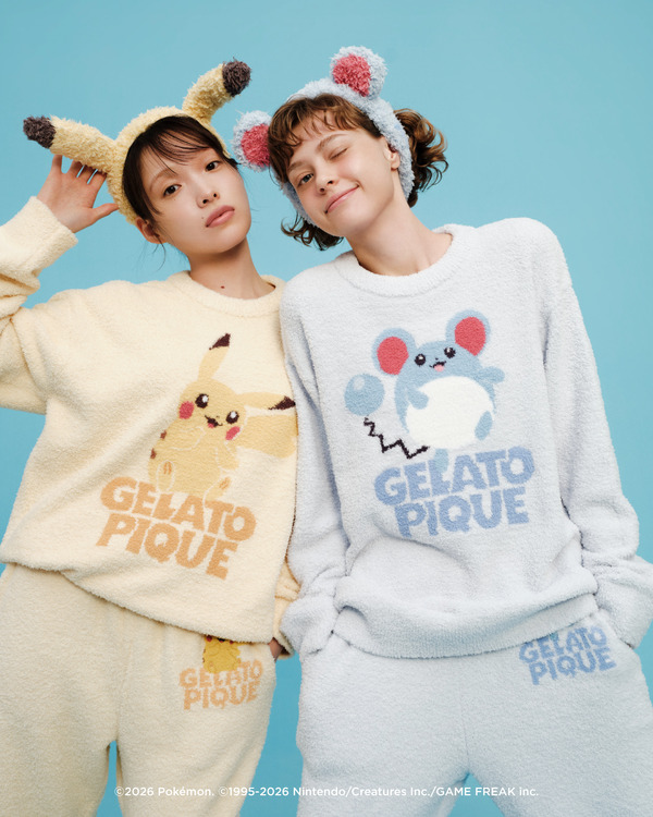 「ポケモン」×ジェラピケコラボ第3弾！ ピカチュウやマリルたちをデザインした遊び心あるアイテムが登場☆