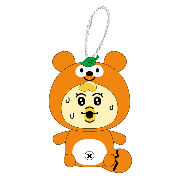 @Loppi・HMV＆BOOKS onlineオリジナルグッズ「ミニ ポン!ぬいキーホルダー  んぽちゃむ・きみまろセット（きみまろ）」