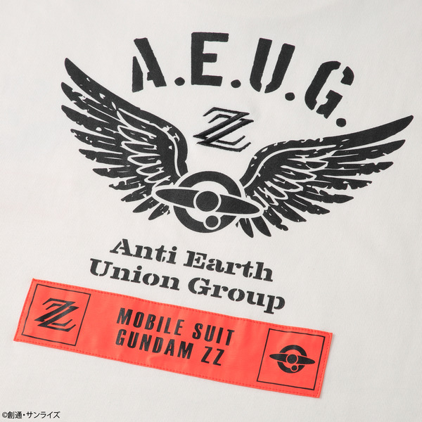 STRICT-G.ARMS『機動戦士ガンダムＺＺ』Tシャツ エゥーゴ（ホワイト）