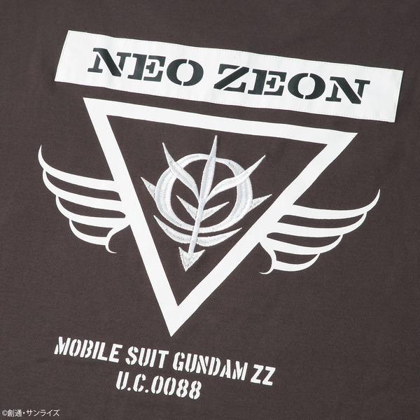 STRICT-G.ARMS『機動戦士ガンダムＺＺ』Tシャツ ネオ・ジオン（スミクロ）
