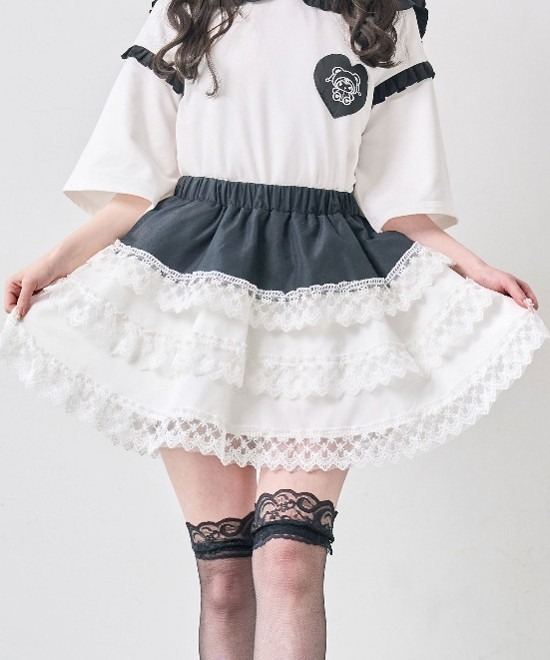 なりきりティアードミニスカート