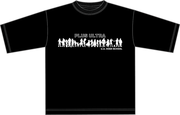 アニメ『僕のヒーローアカデミア』ワークマン限定アイテム　「半袖Tシャツ」カラー：ブラック（1-A・1）