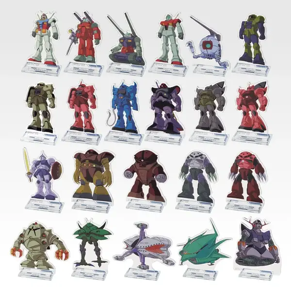F賞 ガンダムアクリルに立つ!!■全22種（選べる）■サイズ：約9cm