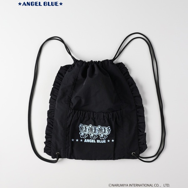 「ANGEL BLUE」×「Right-on」フリルナップサック 各3,990円（税込）