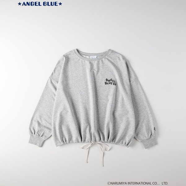 「ANGEL BLUE」×「Right-on」プリントミニ裏毛プルオーバー 各4,490円（税込）