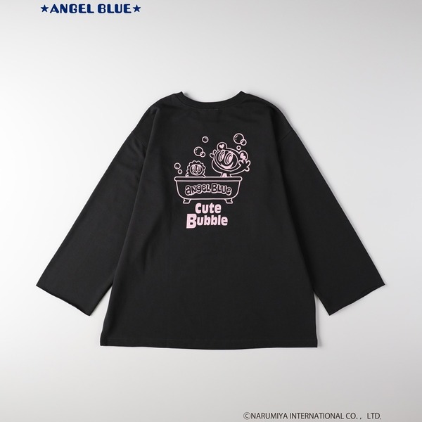 「ANGEL BLUE」×「Right-on」プリントミニ裏毛チュニック 各4,490円（税込）