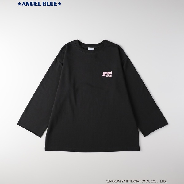 「ANGEL BLUE」×「Right-on」プリントミニ裏毛チュニック 各4,490円（税込）