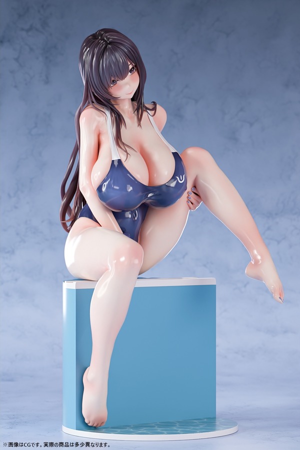 巨乳人妻と秘密の水泳教室 ノワール 1/6スケール塗装済み完成品フィギュア