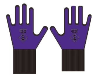 アニメ『ジョジョの奇妙な冒険 ダイヤモンドは砕けない』薄手ゴム背抜き手袋