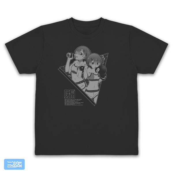 『Re:ゼロから始める異世界生活』ラム＆レム ドライTシャツ エクササイズVer.