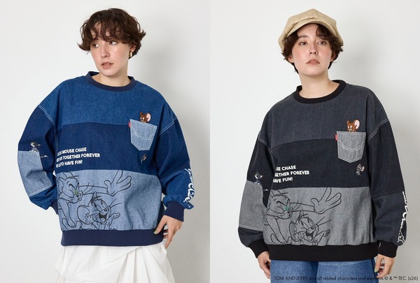 「（TOM AND JERRY）カスタムデニムトップス」8,800円（税込）