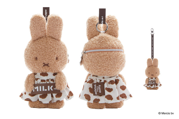 MILKFED. x MIFFY AND MELANIE KEYCHAIN POUCH