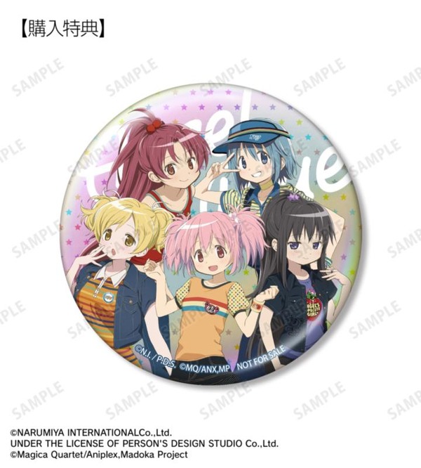 NGEL BLUEコラボ 描き下ろし 集合 75mmオーロラ缶バッジ AMNIBUS&アニメイト限定特典