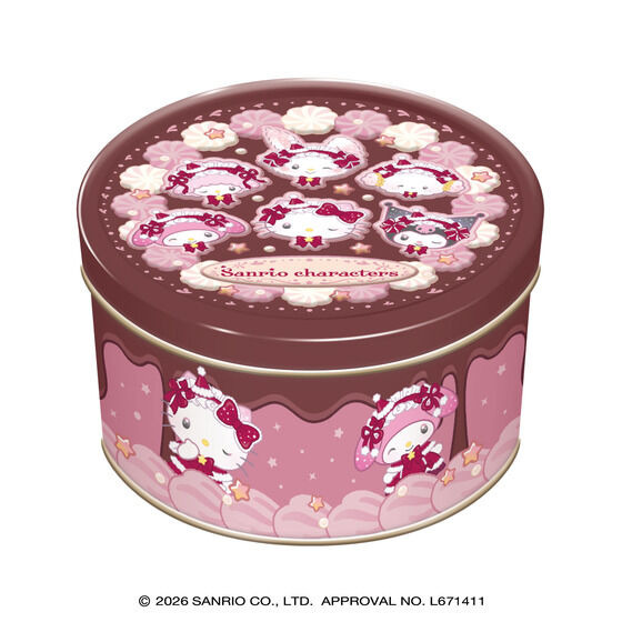 サンリオキャラクターズ ホールケーキ缶 HolidayLolita￥1,650(税込)