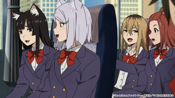 夏アニメ『ヤニねこ』第11話「ニャーたち in 京都にゃ」場面カット