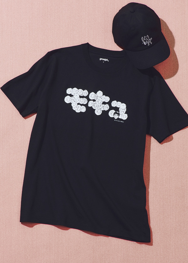 ギャグ漫画家・うすた京介×グラニフ　「モキュ｜Tシャツ」「ニャンピョウ｜キャップ」