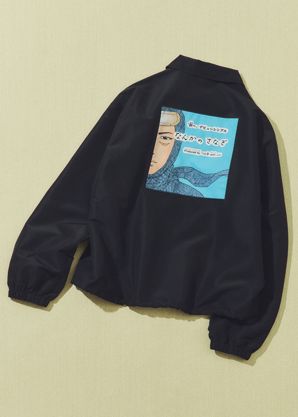ギャグ漫画家・うすた京介×グラニフ　「なんかのさなぎ｜コーチジャケット」背面