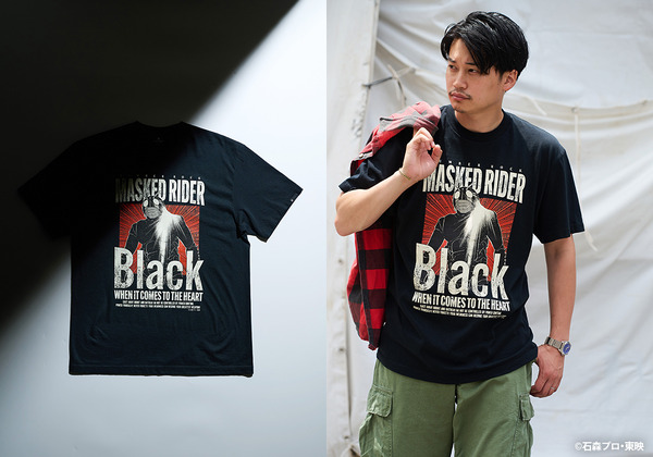 『仮面ライダーBlack』× Number Rock 特別コレクション　「T-Shirt／Resolve」