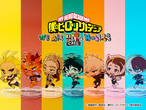 「ヒロアカ」デク、爆豪、焦凍ら“ヒーロー”大集合☆個性やコスチュームをメニュで表現！コラボカフェ開催