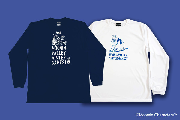 ロングスリーブTシャツ　WINTER GAMES　NV／ドライロングスリーブTシャツ　ムーミン　WH■価格：4,950円（税込）