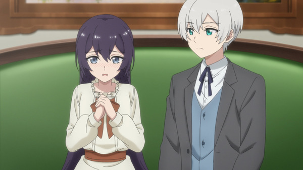秋アニメ『弱気MAX令嬢なのに、辣腕婚約者様の賭けに乗ってしまった』第1話「シルエットモブ悪役令嬢だった私」先行場面カット