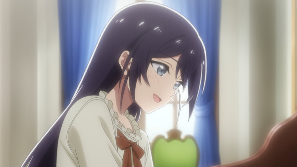 秋アニメ『弱気MAX令嬢なのに、辣腕婚約者様の賭けに乗ってしまった』第1話「シルエットモブ悪役令嬢だった私」先行場面カット