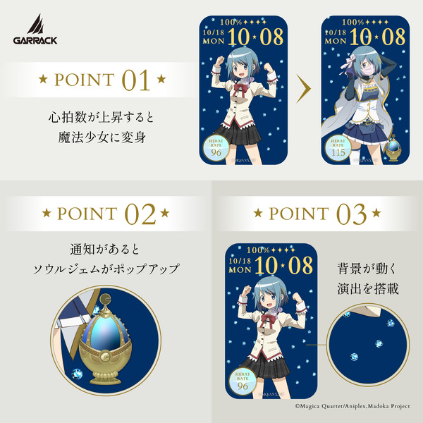 『魔法少女まどか☆マギカ』リングウォッチ