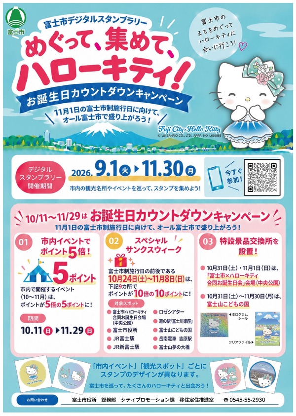ハローキティ　静岡県富士市