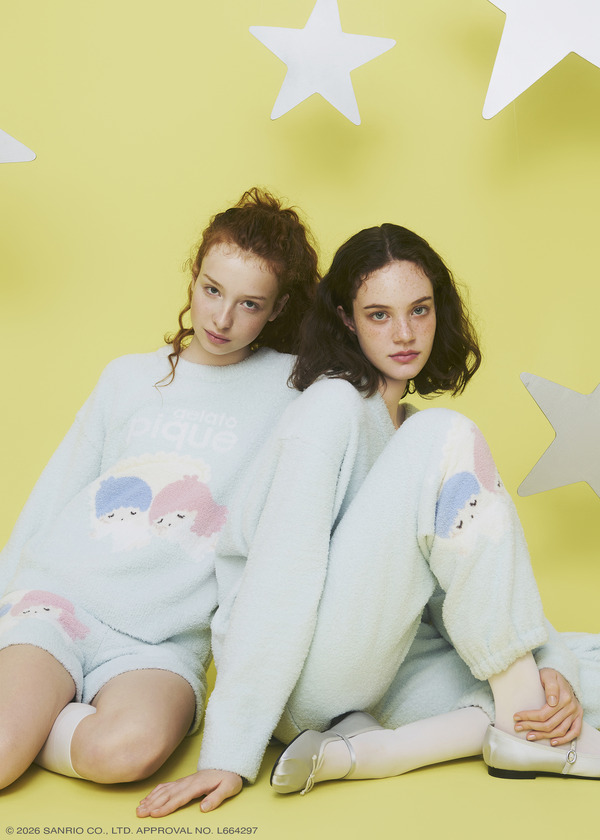 オンライン限定アイテム【gelato pique】ベビモコジャガードプルオーバー＆ショートパンツセット　￥16,940