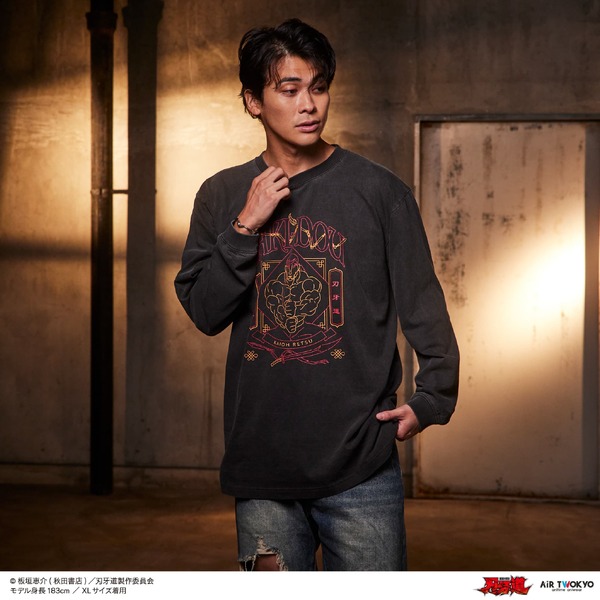 アニメ『刃牙道』シーンイラストロングスリーブTシャツ 2（烈海王）