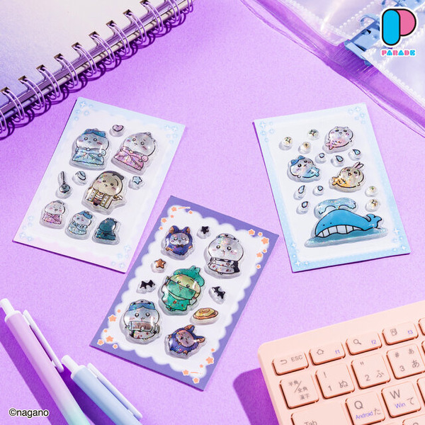 「ちいかわ」PUKU CHURUシール第3弾が10月9日プライズ展開！ハロウィン衣装や、うさぎの髪がファサ…な「毛量シリーズ」など全７種