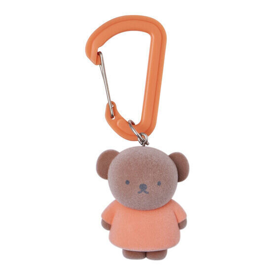 ふわふわフロッキー仕様！ガシャポン「miffy カラフルカラビナマスコット」に、王冠を付けたミッフィーなど全5種ラインナップ