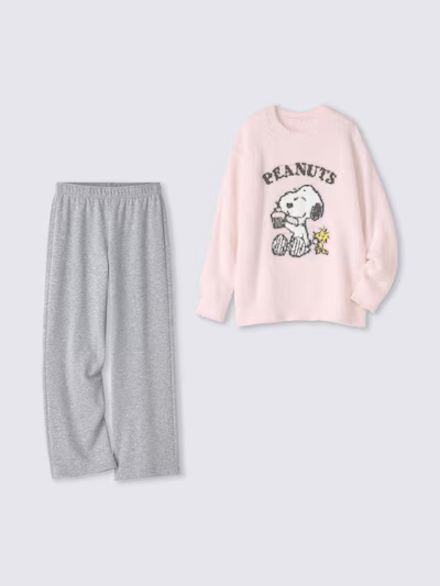 ラウンジセット（長袖＆ロングパンツ）Peanuts