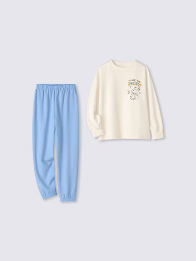 KIDSコットンスウェットラウンジセット Peanuts