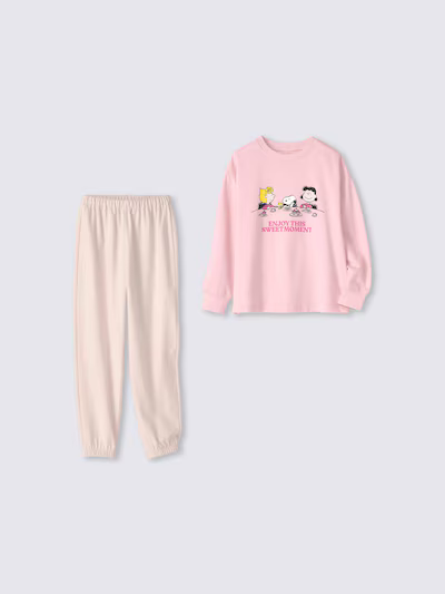 KIDSコットンスウェットラウンジセット Peanuts