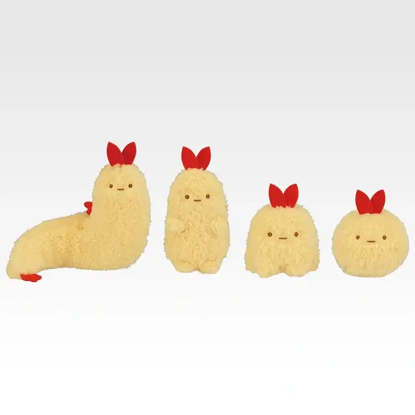 「一番くじ すみっコぐらし～もしもすみっコが進化したら？～」B賞：ぬいぐるみ進化セット（えびふらいのしっぽ）