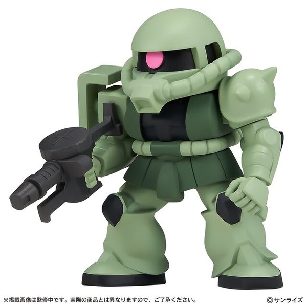 「機動戦士ガンダム ならぶんです。ザク」第2弾が発売！シャア専用ザクⅡや高機動型ザクⅡ3機などズラリ