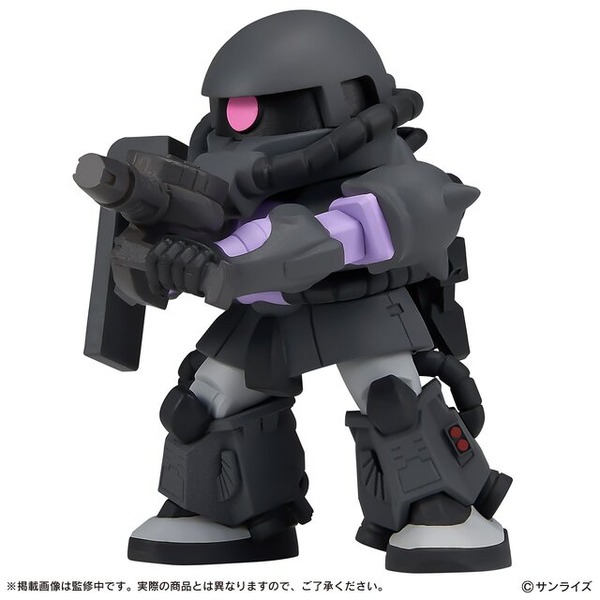 「機動戦士ガンダム ならぶんです。ザク」第2弾が発売！シャア専用ザクⅡや高機動型ザクⅡ3機などズラリ