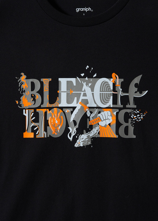 TVアニメ『BLEACH 千年血戦篇』× グラニフ　「護廷十三隊 始解｜Tシャツ」　部分アップ