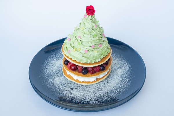 ムーミンたちのクリスマスツリーパンケーキ