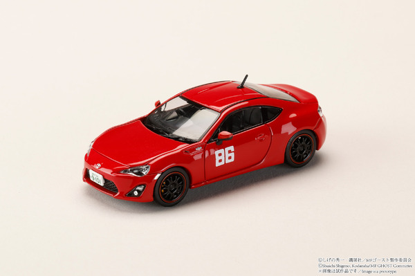 「1/64 Toyota 86 GT（ZN6） at 小田原パイクスピーク／MFゴースト 片桐 夏向」4,290円（税込）