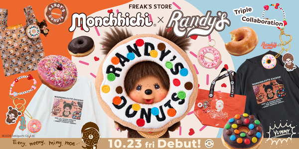 「FREAK’S STORE ×Randy’s Donuts × Monchhichi」