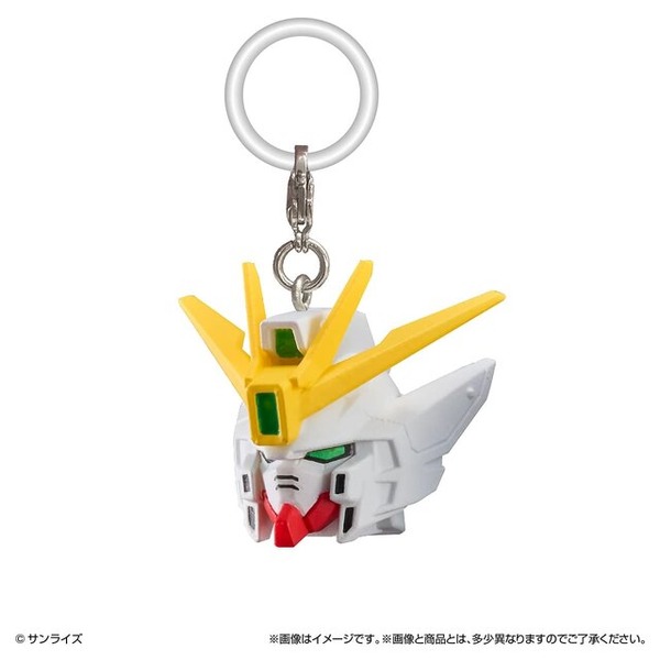「ガンダムヘッド」めじるしアクセサリー第2弾！ゴッドガンダム、ウイングゼロら全6機の頭部がアイコンに