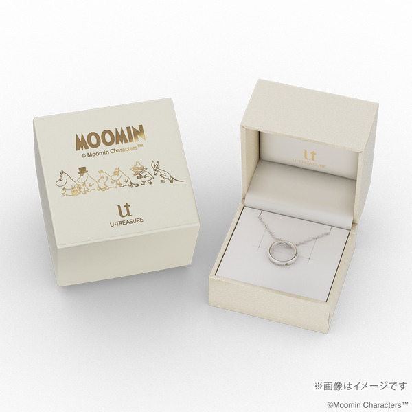 【MOOMIN】スナフキン メッセージリングネックレス