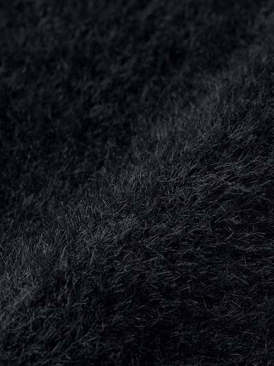 フェザーヤーンカーディガン（ブラック）